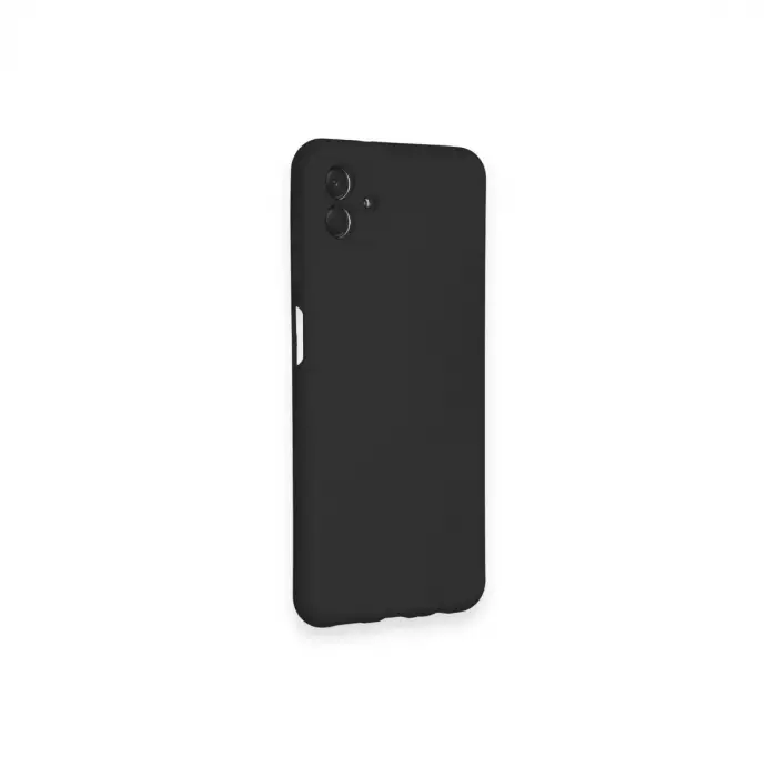 Samsung Galaxy A04 Kılıf Nano İçi Kadife Silikon - Siyah