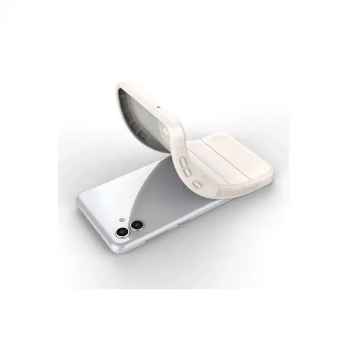 Samsung Galaxy A04 Kılıf Optimum Silikon - Krem