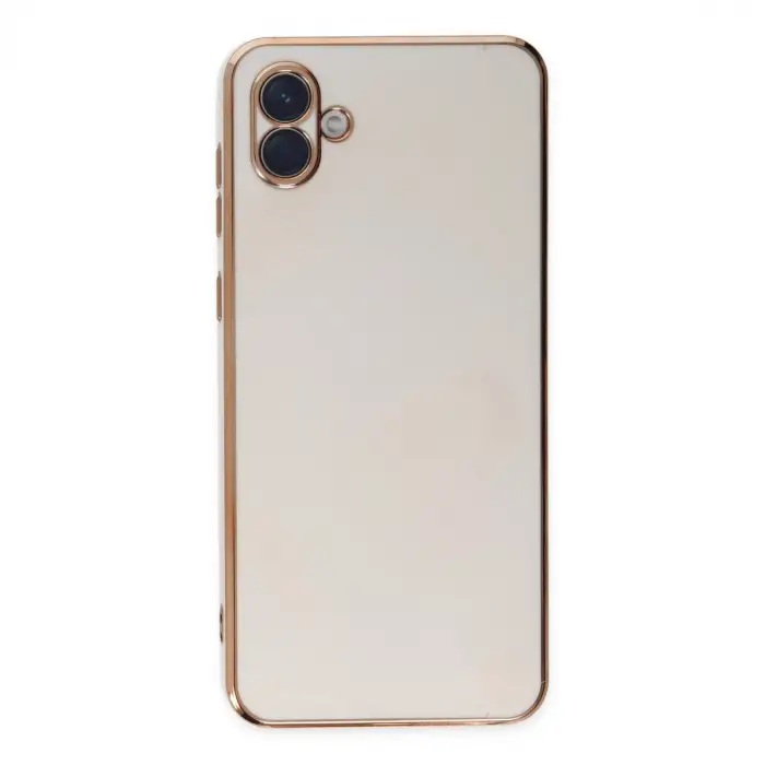Samsung Galaxy A04 Kılıf Volet Silikon - Beyaz