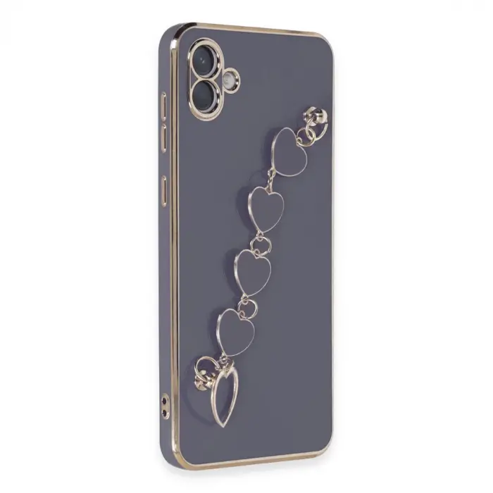 Samsung Galaxy A04e Kılıf Esila Silikon - Gri