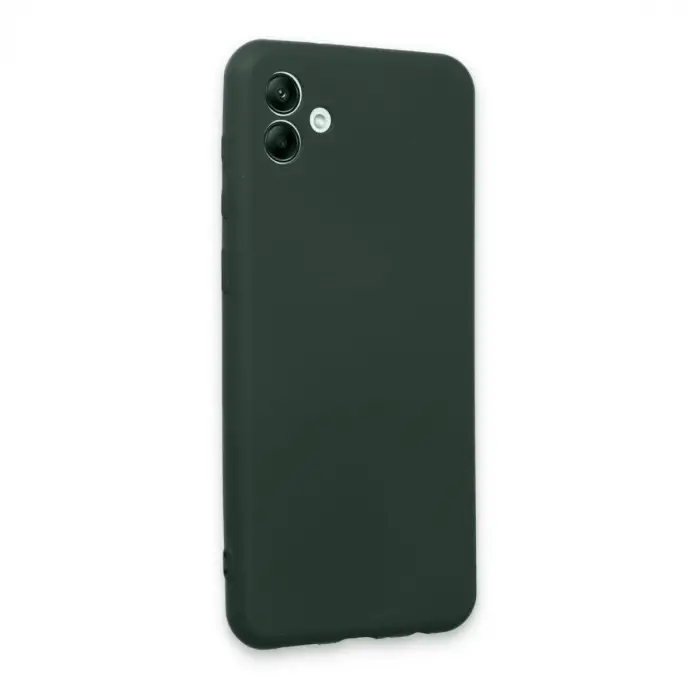 Samsung Galaxy A04e Kılıf First Silikon - Koyu Yeşil
