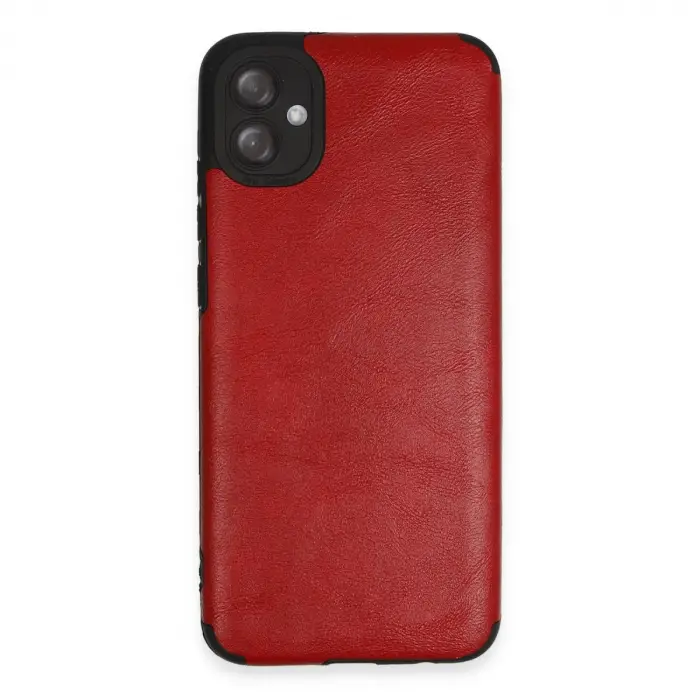 Samsung Galaxy A04e Kılıf Loop Deri Silikon - Kırmızı