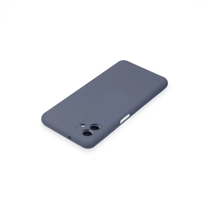 Samsung Galaxy A04e Kılıf Nano İçi Kadife Silikon - Gri