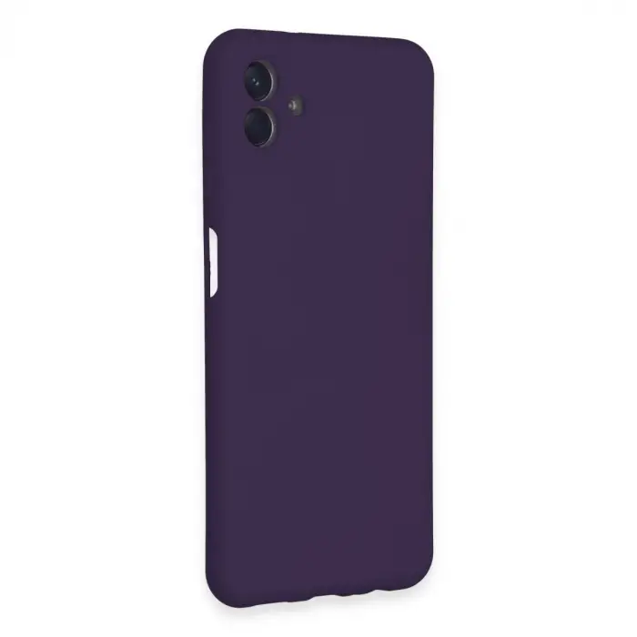 Samsung Galaxy A04e Kılıf Nano İçi Kadife Silikon - Mor
