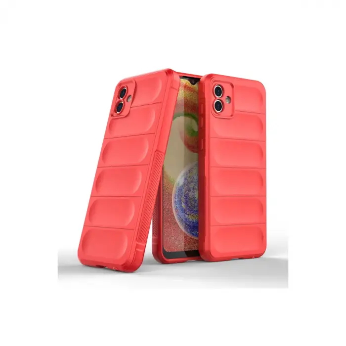Samsung Galaxy A04e Kılıf Optimum Silikon - Kırmızı