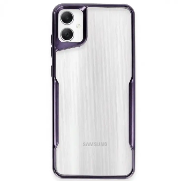 Samsung Galaxy A05 Kılıf Boyi Silikon Kapak - Derin Mor