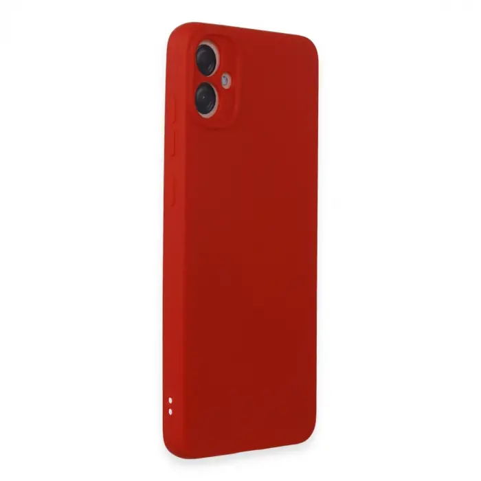 Samsung Galaxy A05 Kılıf First Silikon - Kırmızı