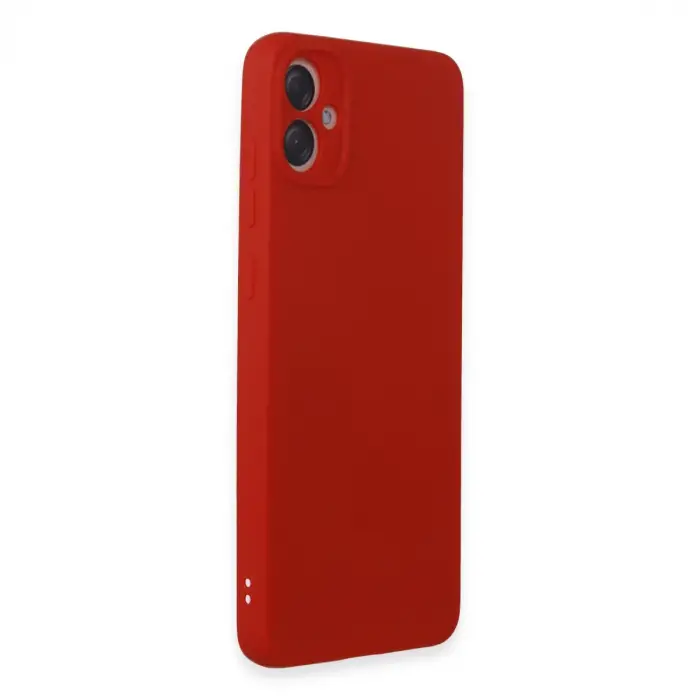 Samsung Galaxy A05 Kılıf First Silikon - Kırmızı