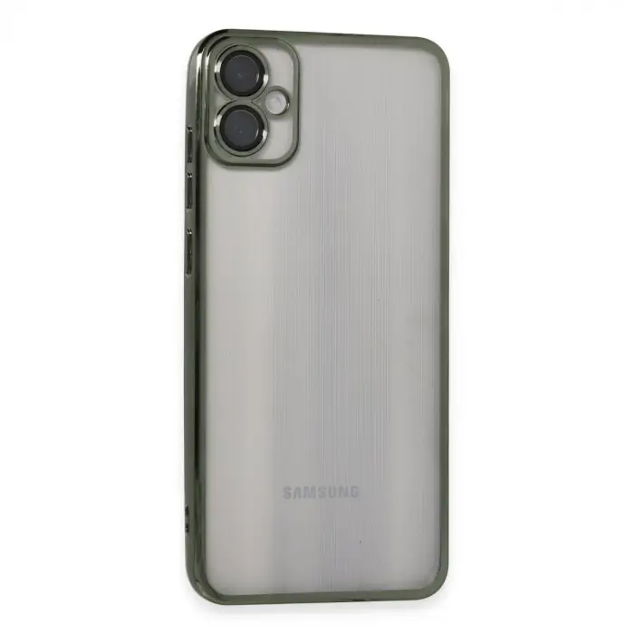 Samsung Galaxy A05 Kılıf Razer Lensli Silikon - Yeşil