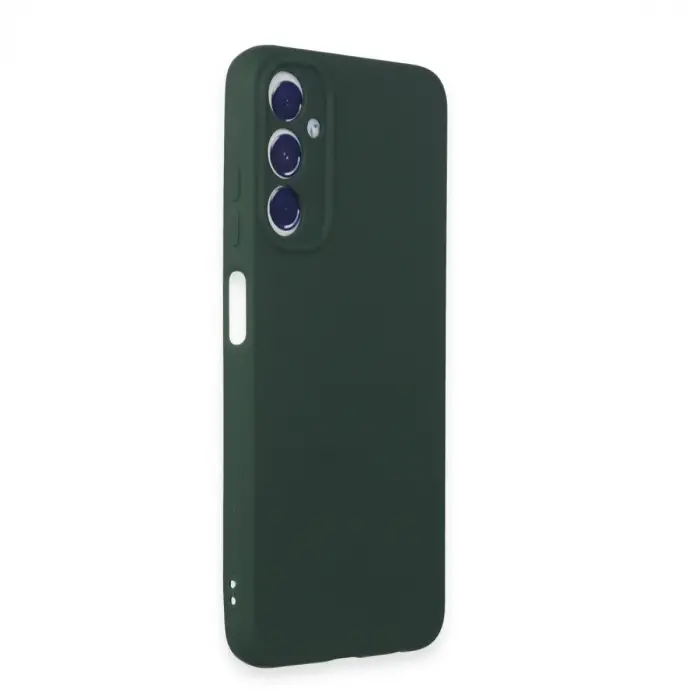 Samsung Galaxy A05s Kılıf First Silikon - Koyu Yeşil