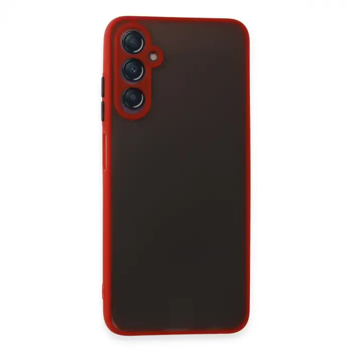 Samsung Galaxy A05s Kılıf Montreal Silikon Kapak - Kırmızı