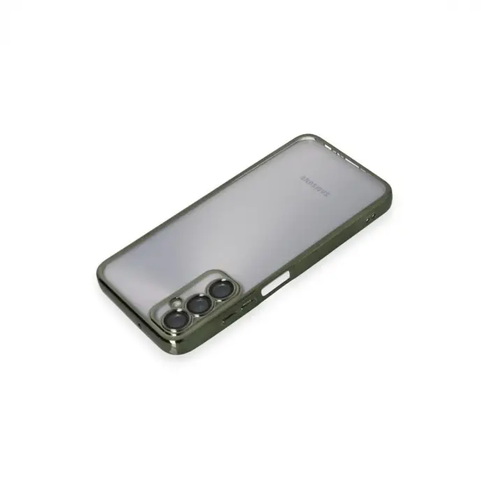 Samsung Galaxy A05s Kılıf Razer Lensli Silikon - Yeşil