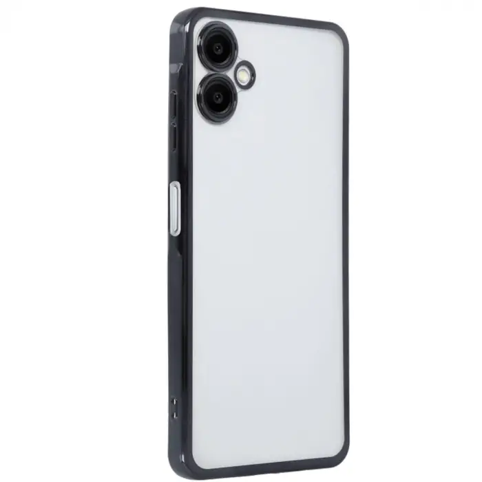 Samsung Galaxy A06 Kılıf Razer Lensli Silikon - Siyah