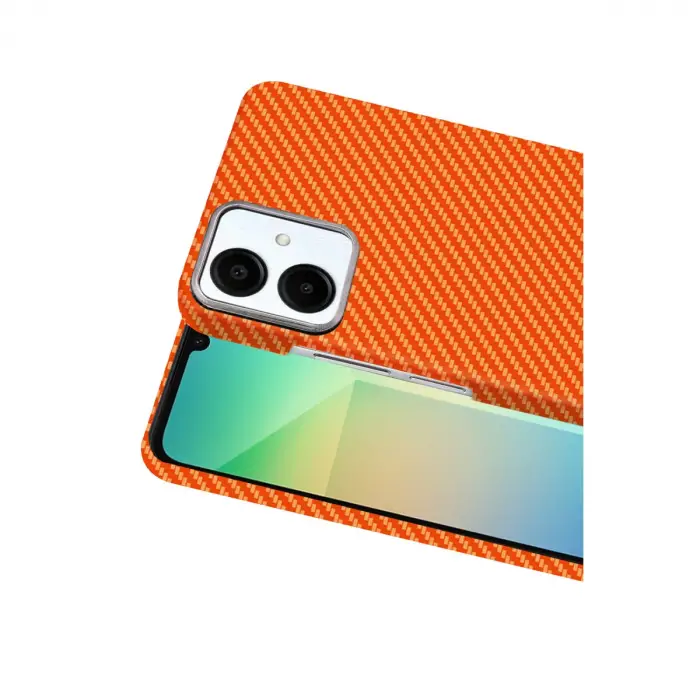 Samsung Galaxy A06 Vega Magsafe Kapak - Turuncu