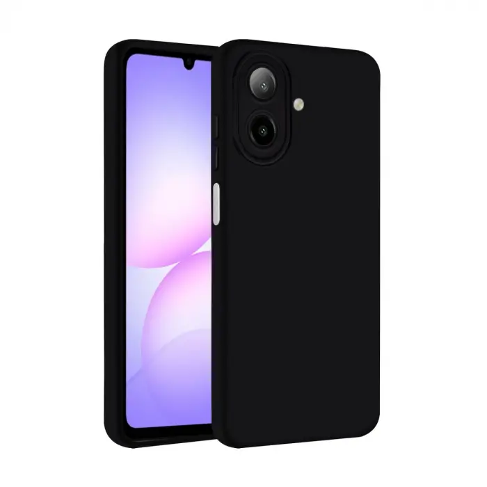 Samsung Galaxy A07 4g Nano İçi Kadife Silikon - Siyah