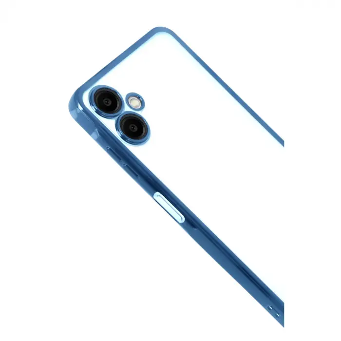 Samsung Galaxy A07 4g Razer Lensli Silikon - Açık Mavi