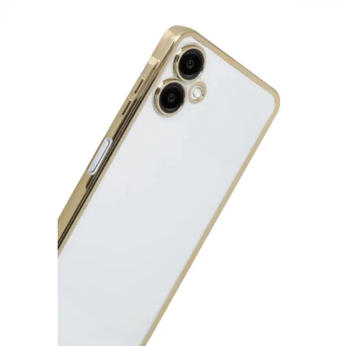 Samsung Galaxy A07 4g Razer Lensli Silikon - Gold