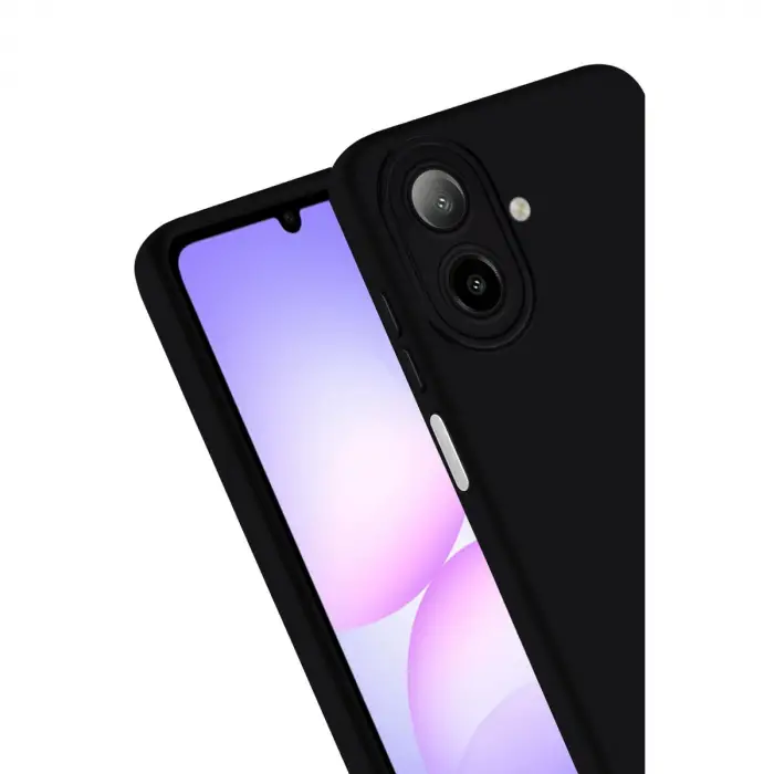 Samsung Galaxy A07 First Silikon - Siyah