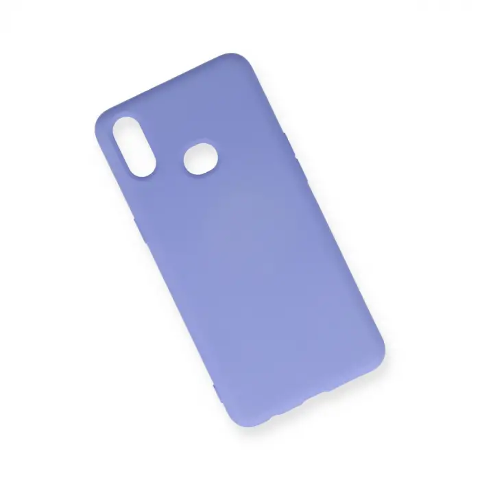 Samsung Galaxy A10s Kılıf Nano İçi Kadife Silikon - Lila