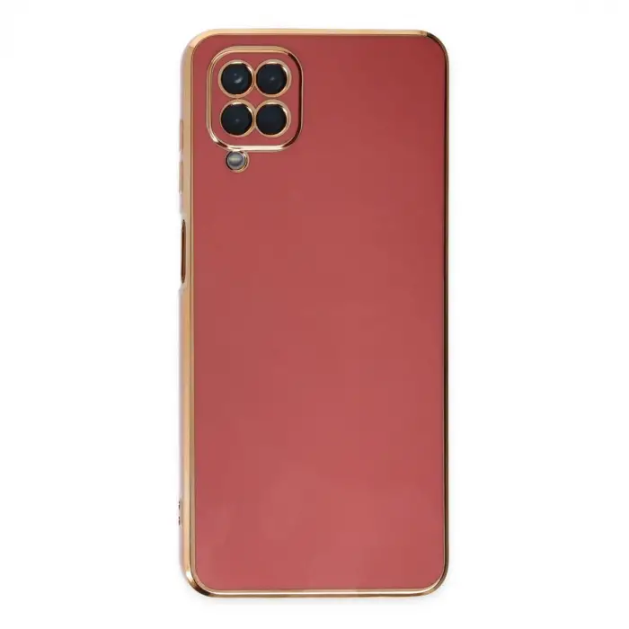 Samsung Galaxy A12 Kılıf Volet Silikon - Kırmızı