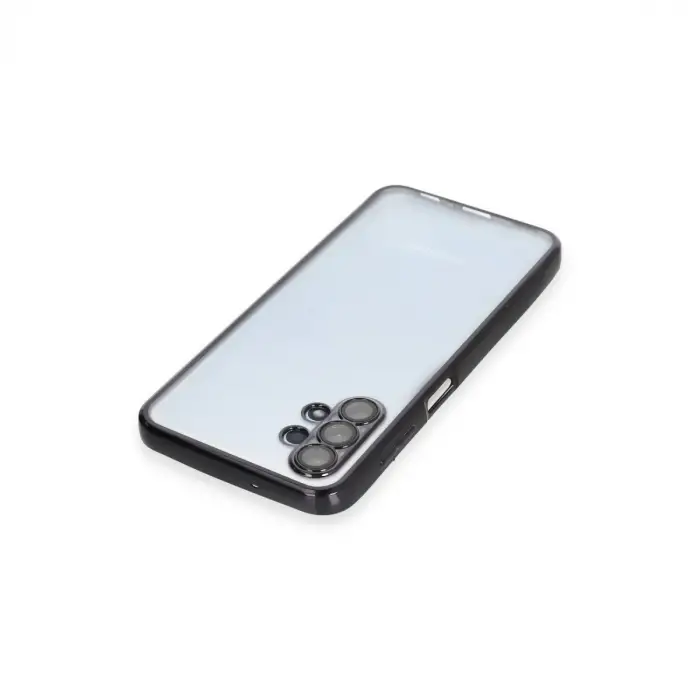 Samsung Galaxy A13 4g Kılıf Razer Lensli Silikon - Siyah