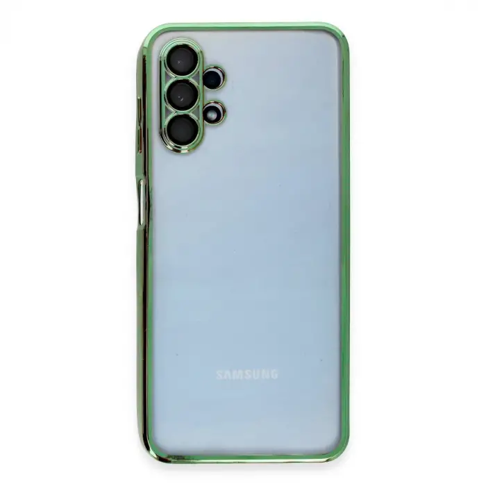 Samsung Galaxy A13 4g Kılıf Razer Lensli Silikon - Yeşil