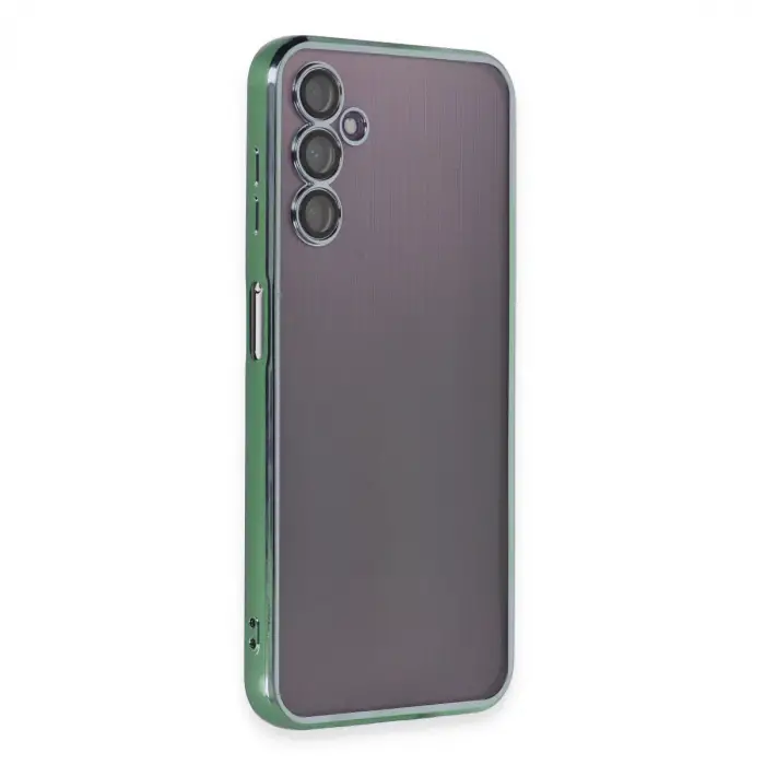 Samsung Galaxy A14 4g Kılıf Razer Lensli Silikon - Yeşil