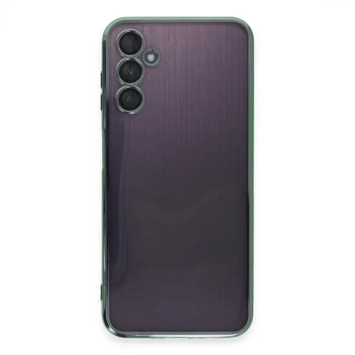 Samsung Galaxy A14 4g Kılıf Razer Lensli Silikon - Yeşil