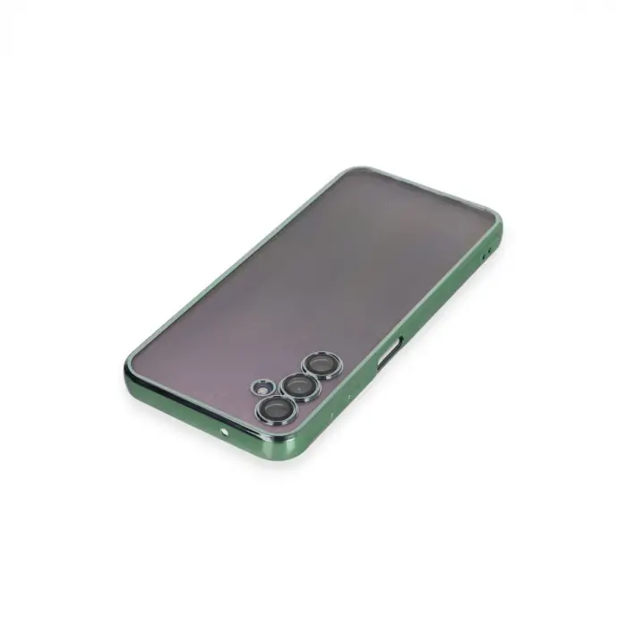Samsung Galaxy A14 4g Kılıf Razer Lensli Silikon - Yeşil