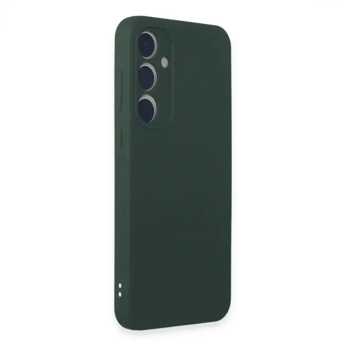 Samsung Galaxy A15 4g Kılıf First Silikon - Koyu Yeşil