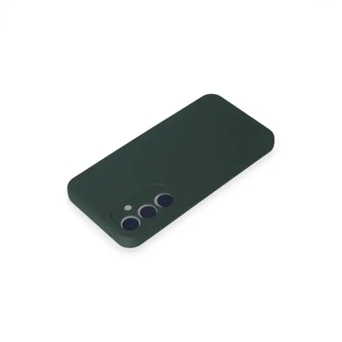 Samsung Galaxy A15 4g Kılıf First Silikon - Koyu Yeşil