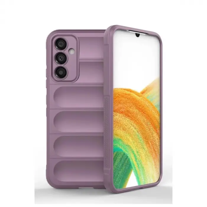Samsung Galaxy A15 4g Kılıf Optimum Silikon - Mor