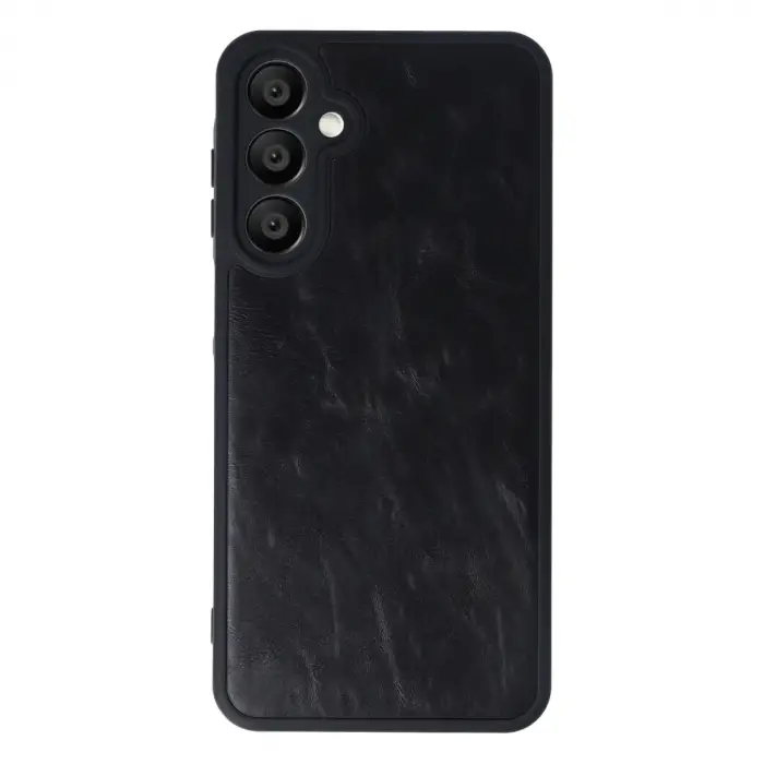 Samsung Galaxy A16 5g Kılıf Aras Deri Kapak - Siyah