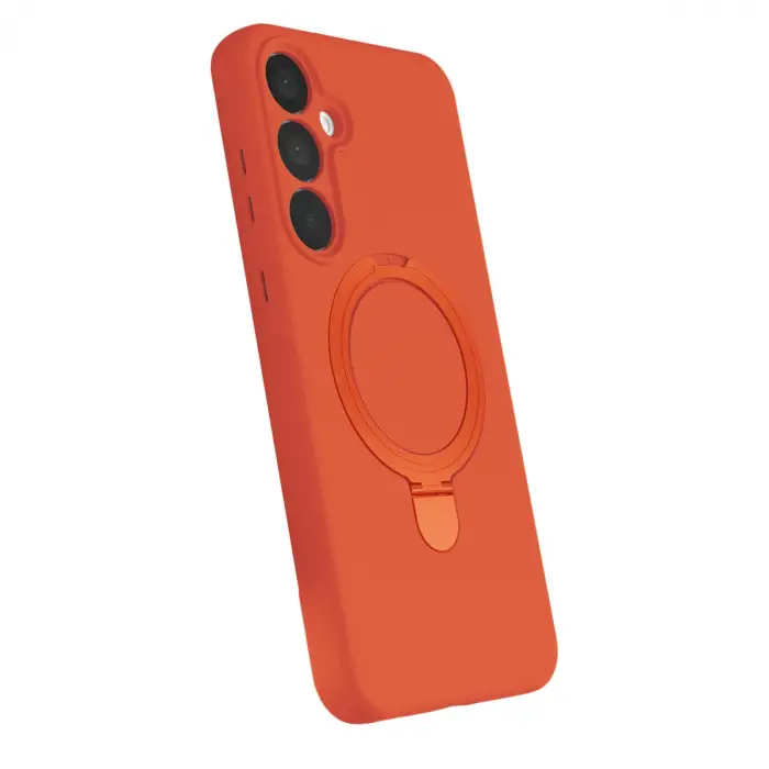 Samsung Galaxy A16 5g Regal Magsafe Standlı Kapak - Turuncu