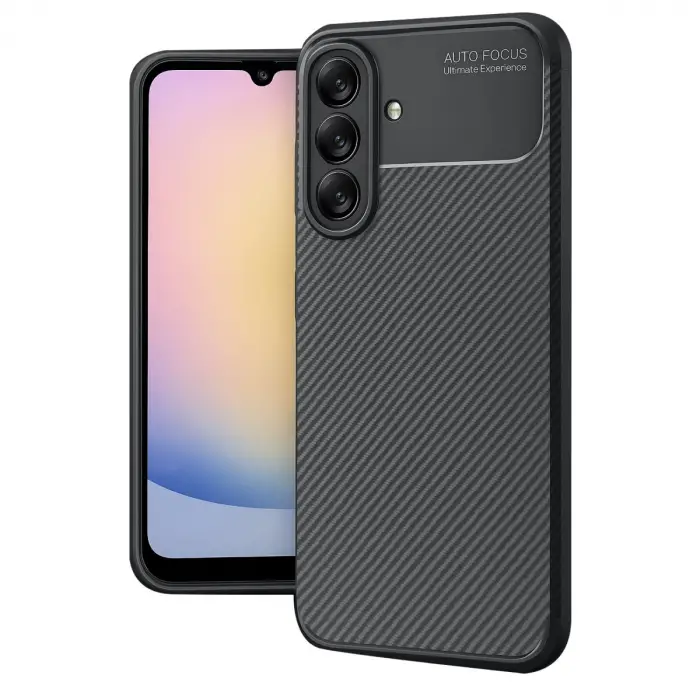 Samsung Galaxy A17 5g Auto Focus Karbon Kapak - Siyah