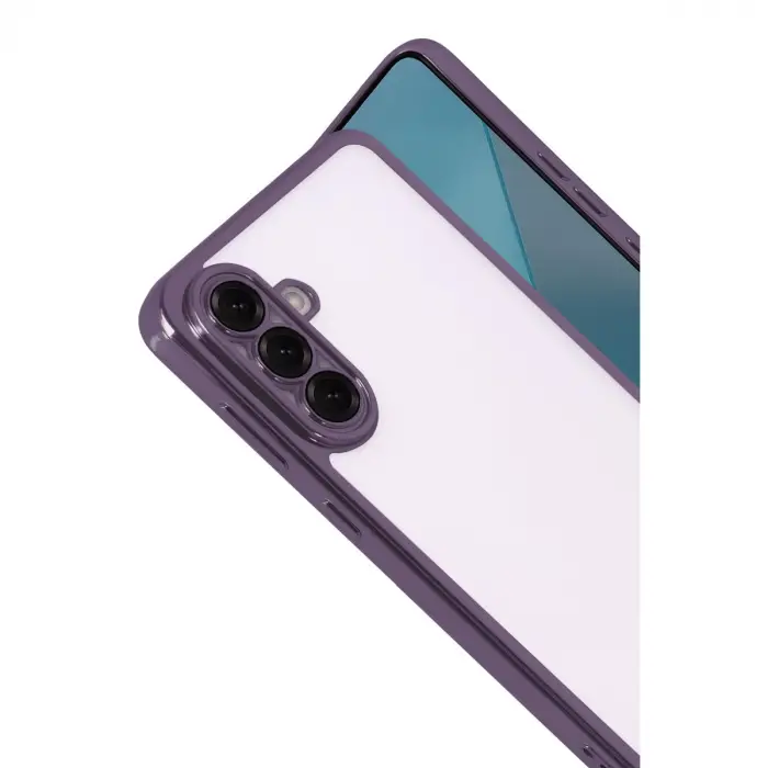 Samsung Galaxy A17 5g Razer Lensli Silikon - Mor