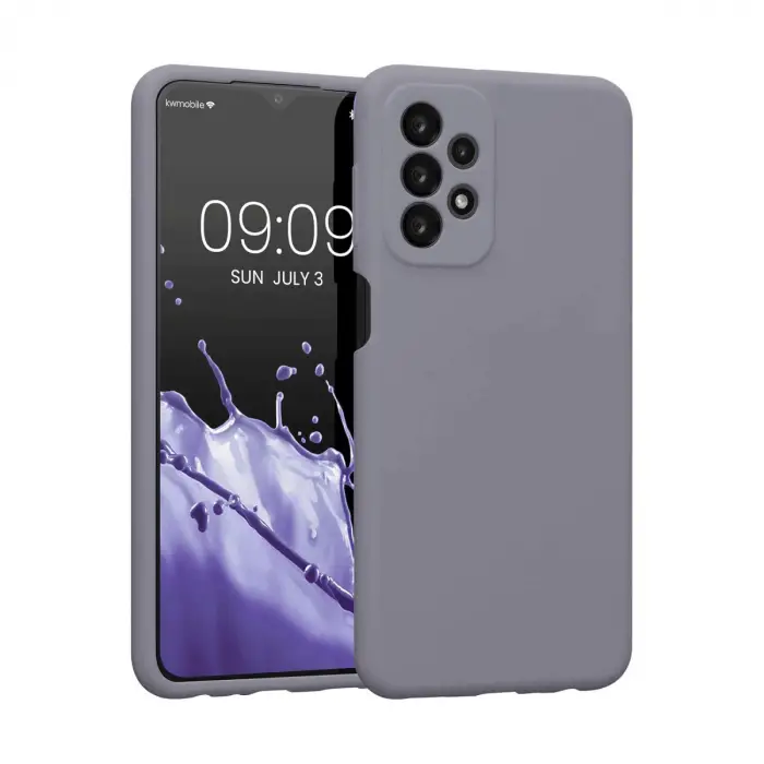 Samsung Galaxy A23 4g Kılıf First Silikon - Gri