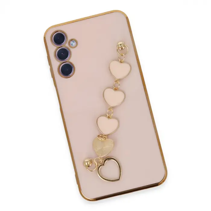 Samsung Galaxy A24 4g Kılıf Esila Silikon - Pudra