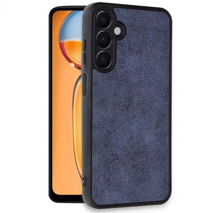 Samsung Galaxy A26 Kılıf Aras Deri Kapak - Lacivert