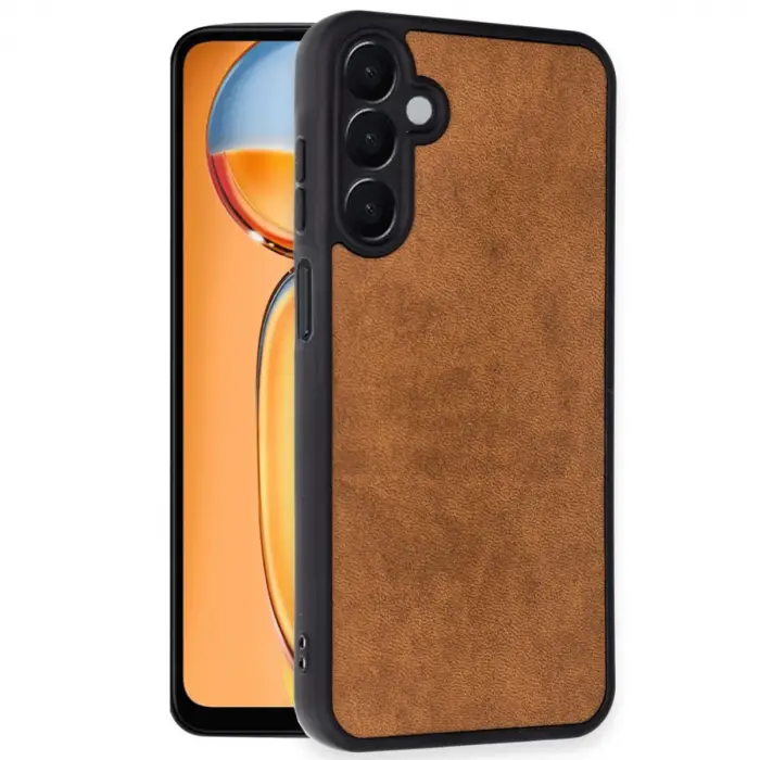 Samsung Galaxy A26 Kılıf Aras Deri Kapak - Taba