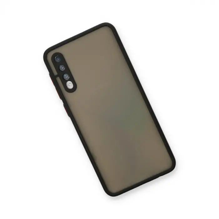 Samsung Galaxy A30s Kılıf Montreal Silikon Kapak - Siyah