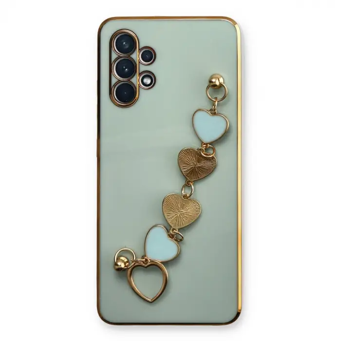 Samsung Galaxy A32 Kılıf Esila Silikon - Su Yeşili