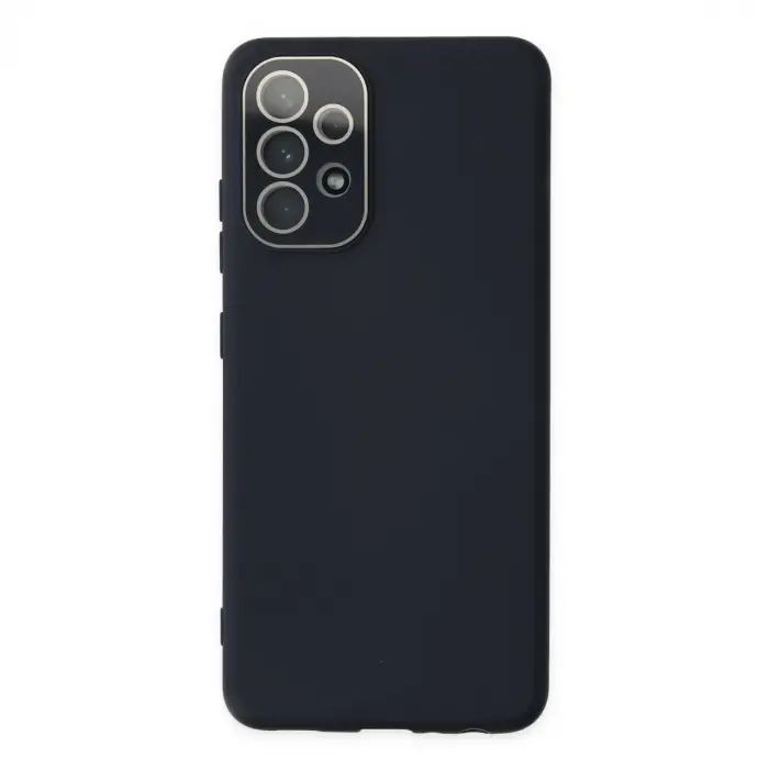 Samsung Galaxy A33 5g Kılıf Lansman Glass Kapak - Lacivert