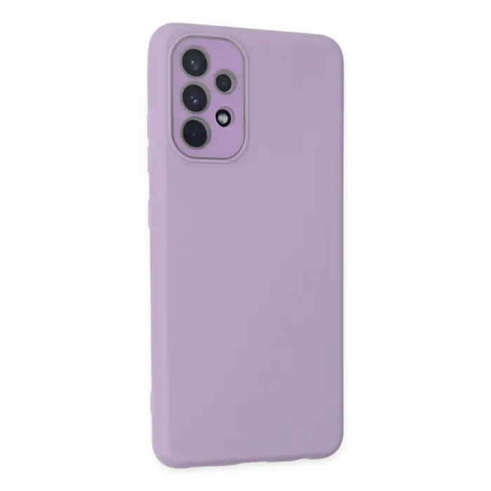 Samsung Galaxy A33 5g Kılıf Lansman Glass Kapak - Lila