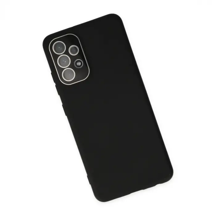 Samsung Galaxy A33 5g Kılıf Lansman Glass Kapak - Siyah