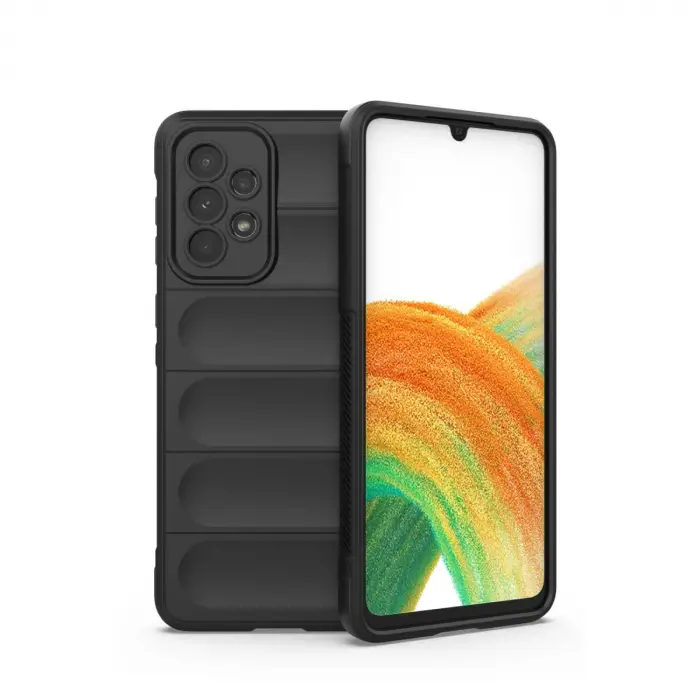 Samsung Galaxy A33 5g Kılıf Optimum Silikon - Siyah