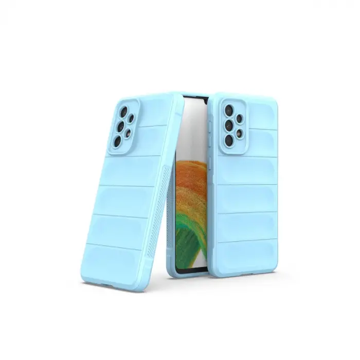 Samsung Galaxy A33 5g Kılıf Optimum Silikon - Sky Blue