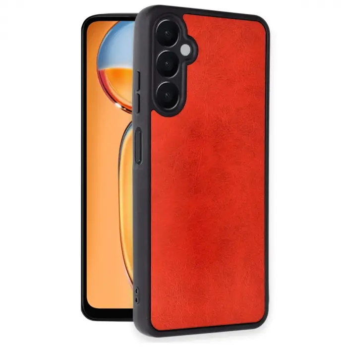 Samsung Galaxy A36 Kılıf Aras Deri Kapak - Kırmızı