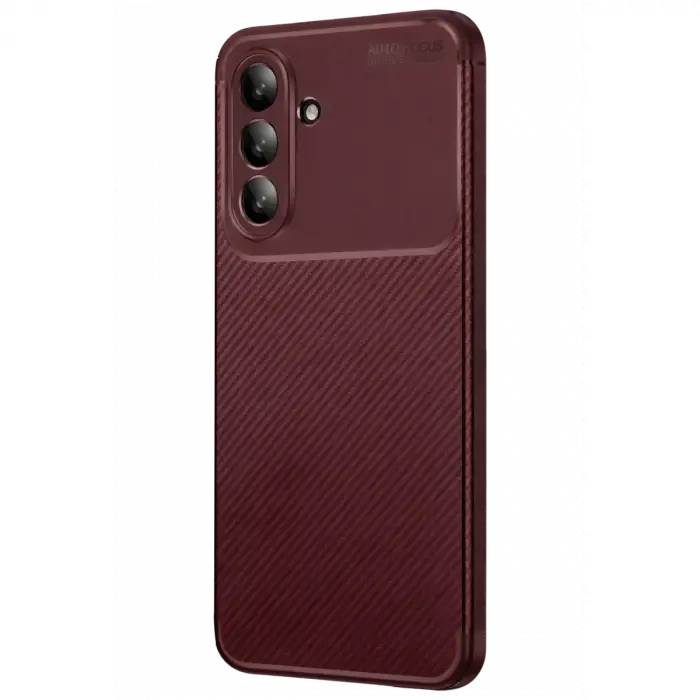 Samsung Galaxy A37 5g Auto Focus Karbon Kapak - Bordo