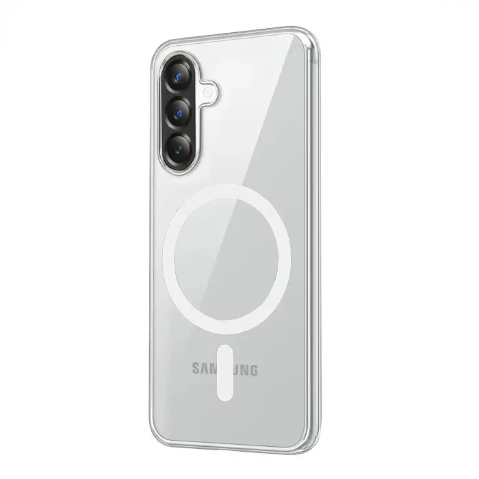 Samsung Galaxy A37 5g Combo Sert Şeffaf Magsafe Kapak - Şeffaf